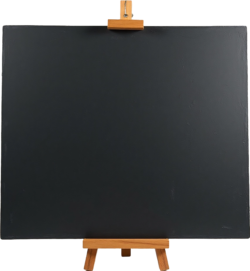 Blank Canvas on Easel